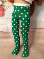 18" Kidz n Cats Christmas Tights