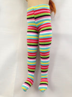 13" Effner Little Darling Print Tights