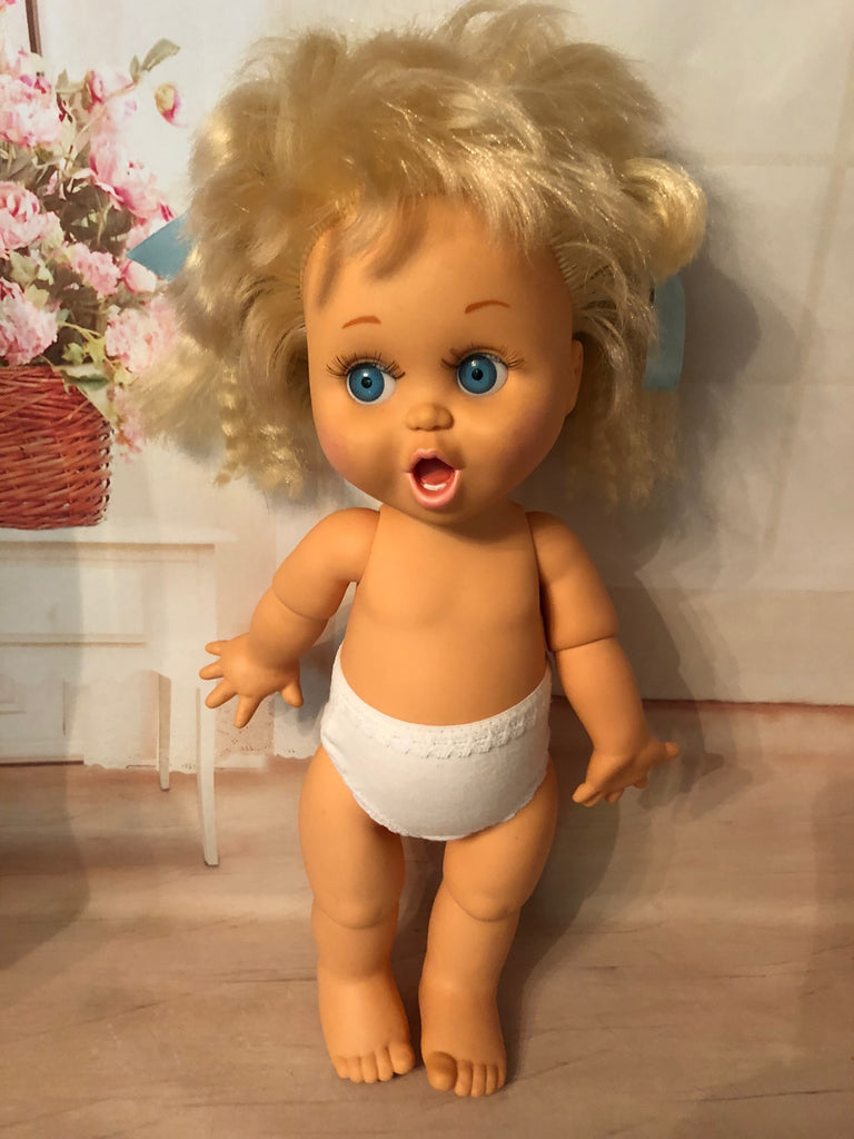 White undies for 13" Galoob Baby Face Doll