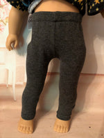 Solid Color Leggings for 18" American Girl doll