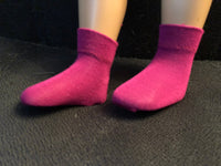 16" My Friend Mandy Solid Color Ankle Socks