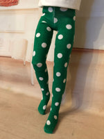 12" Tonner Anne or Marley or 14" Patience Christmas Tights