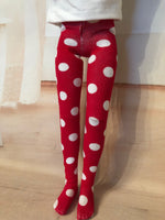 12" Tonner Anne or Marley or 14" Patience Christmas Tights