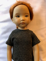 13" Effner Little Darling Solid Color Short Sleeve T-shirt