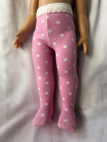 Valentine Tights for 10" Patsy or Ann Estelle Doll