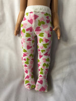 Valentine Tights for 10" Patsy or Ann Estelle Doll
