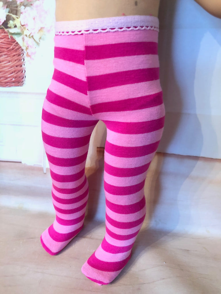 Valentine Tights for 18" American Girl Doll