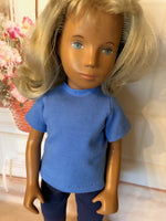 16" Sasha Solid Color Short Sleeve Crew Neck T-Shirt