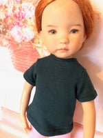 13" Effner Little Darling Solid Color Short Sleeve T-shirt