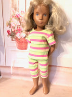 16" Sasha Print Short Sleeve Boat Neck T-shirt