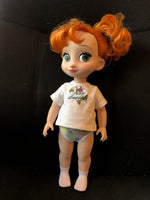 Solid Color Ankle Socks for 16" Disney Animator