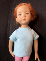 13" Effner Little Darling Solid Color Short Sleeve T-shirt