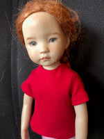 13" Effner Little Darling Solid Color Short Sleeve T-shirt