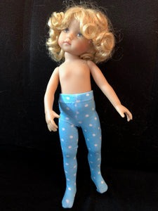 10" Effner Boneka Child Print Tights