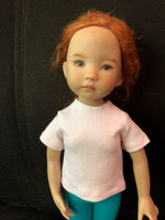 13" Effner Little Darling Solid Color Short Sleeve T-shirt