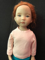 13" Effner Little Darling Solid Color Long Sleeve T-shirt