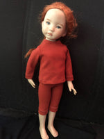 13" Effner Little Darling Solid Color Long Sleeve T-shirt