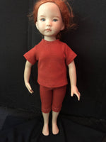 13" Effner Little Darling Solid Color Short Sleeve T-shirt