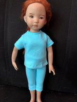 13" Effner Little Darling Solid Color Short Sleeve T-shirt