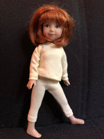 8" Effner Heartstrings Solid Color Long Sleeve T-shirt