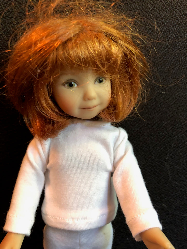 8" Effner Heartstrings Solid Color Long Sleeve T-shirt