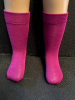 16" A Girl for All Time Solid Color Knee Socks