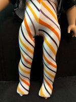 Halloween Tights for 18" American Girl doll