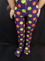 18" Kidz n Cats Halloween Tights