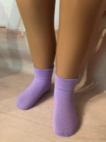 16" My Friend Mandy Solid Color Ankle Socks