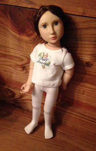 16" A Girl for All Time Solid Color Tights