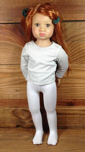 18" Kidz n Cats Solid Color Tights