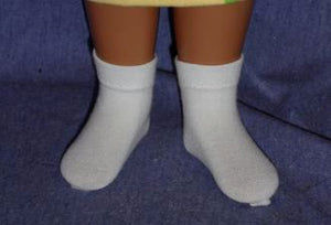 16" My Friend Mandy Solid Color Ankle Socks