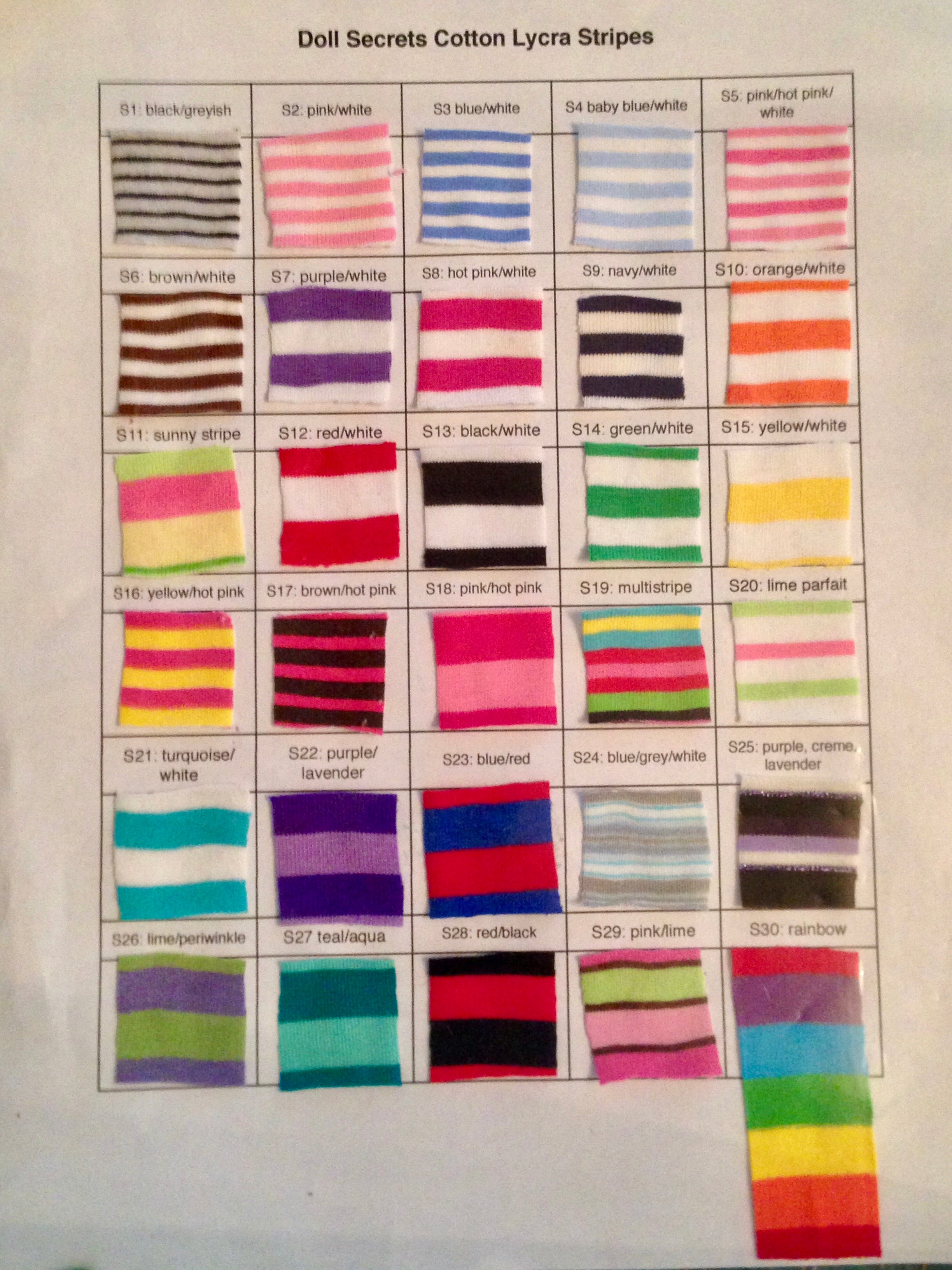 Cotton Lycra Striped Fabrics