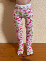 Valentine tights for 12.5" Paola Reina Las Amigas dolls