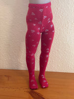 14.5" Ruby Red Galleria Fashion Friends VALENTINE TIGHTS