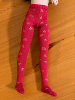 Valentine tights for 12" Marley or Anne or 14" Patience dolls