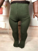 Solid Color Tights for 18" American Girl Dolls