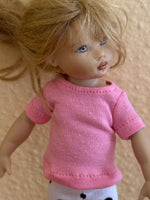 7" Riley Solid Color Short Sleeve T-shirt