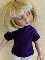 10" Patsy/Ann Estelle Solid Color Short Sleeve T-shirt