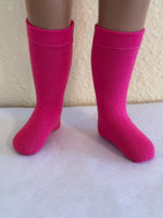 16" Sasha Solid Color Knee Socks