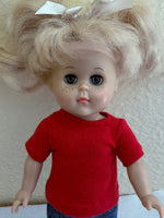 8" Ginny/MA Wendy Solid Color Short Sleeve T-shirt