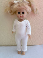 8" Ginny Solid Color Unitard