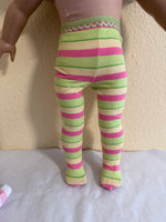 Striped Tights for 18" American Girl doll
