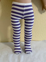 Striped Tights for 18" American Girl doll