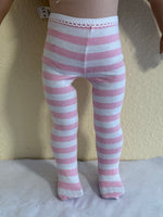 Striped Tights for 18" American Girl doll