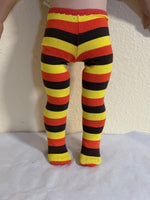 Halloween Tights for 18" American Girl doll
