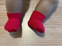 Solid Color Ankle Socks for 15" Bitty Baby doll