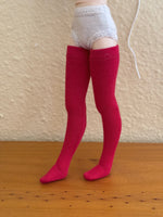 Solid Color Tall socks for 12" Blythe doll