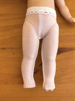 8" Ginny Metallic Mesh Party Tights