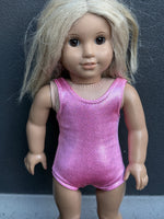 Shiny Sleeveless Leotard for 18" American Girl Doll: Dance Separates